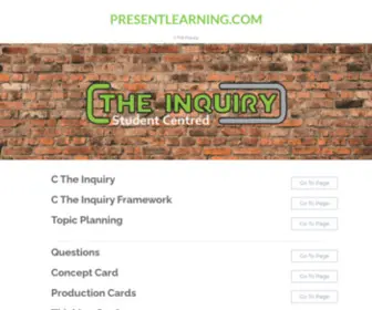 Presentlearning.com(C The Inquiry) Screenshot