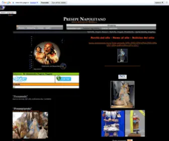 Presepenapoletano.it(Presepe napoletano) Screenshot