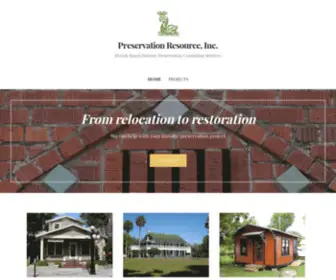 Preservationresource.com(Florida Based Historic Preservation Consulting Services) Screenshot