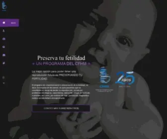 Preservatufertilidad.com(Preserva tu Fetilidad) Screenshot