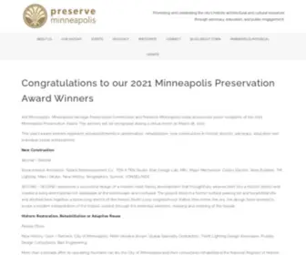 Preserveminneapolis.org(Preserve Minneapolis) Screenshot