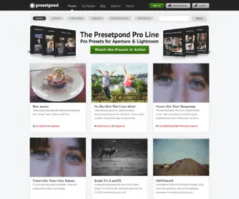 Presetpond.com(Free Lightroom and Aperture Presets) Screenshot