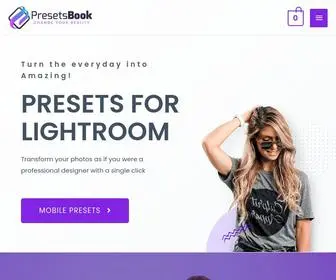 Presetsbook.com(Home) Screenshot