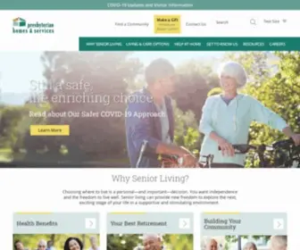 Preshomes.org(Senior & Assisted Living in MN) Screenshot