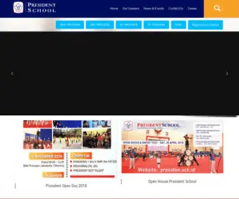 Presiden.sch.id(Selamat, website telah aktif) Screenshot