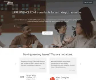 Presidence.com(The Leading P Residence Site on the Net) Screenshot