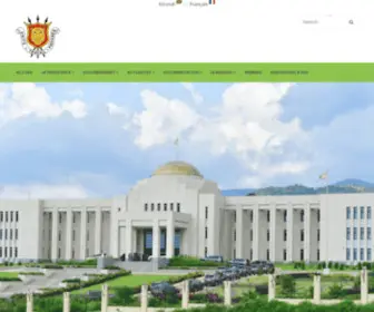 Presidence.gov.bi(Présidence) Screenshot