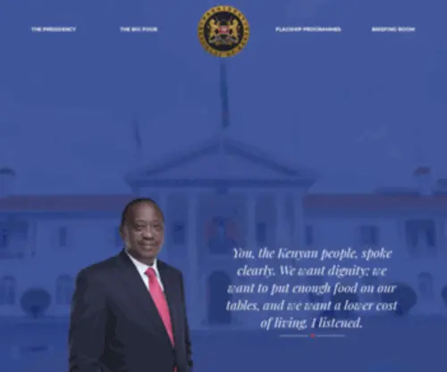Presidency.go.ke(Presidency) Screenshot