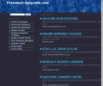 President-Belgrade.com(President Belgrade) Screenshot