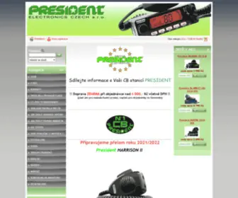 President-Electronics.cz(President Electronics) Screenshot