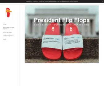 Presidentflipflops.com(Sam Morrison) Screenshot