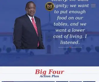 President.go.ke(H.E William Samoei Ruto) Screenshot