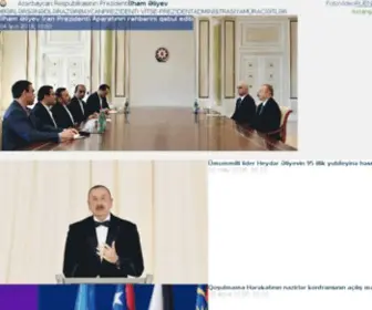 President.gov.az(Azərbaycan) Screenshot