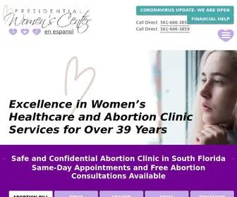 Presidentialcenter.com(Abortion Clinic in West Palm Beach) Screenshot
