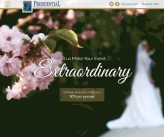 Presidentialctr.com(Montgomery County Wedding) Screenshot