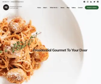 Presidentialgourmet.ca(Top Toronto caterers providing world class service in Toronto and the GTA) Screenshot