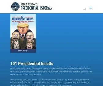 Presidentialhistory.com(Presidential History) Screenshot