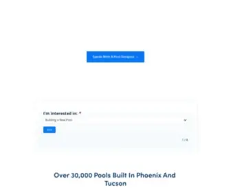 Presidentialpools.com(Largest Pool Builder in Phoenix & Tucson) Screenshot