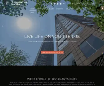 Presidentialtowersapts.com(Presidential Towers) Screenshot