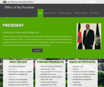 Presidentoffice.gov.dm(Presidentoffice) Screenshot