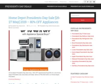 Presidentsdaydeals.com(Presidents Day Sales and Deals from Amazon) Screenshot