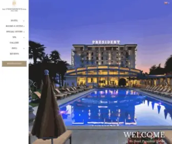 Presidentterme.com(Hotel President Terme) Screenshot