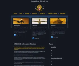 Presidenttitanium.com(President Titanium) Screenshot