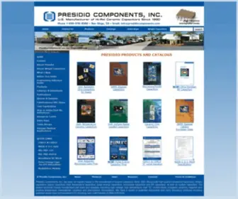 Presidiocomponents.com(Presidio Components) Screenshot