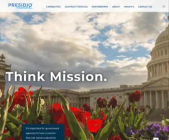 Presidiofederal.com(Presidio Government Solutions) Screenshot