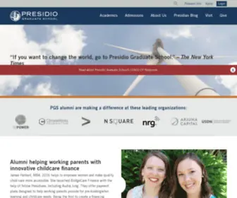 Presidiomba.org(Sustainability Degree Programs) Screenshot