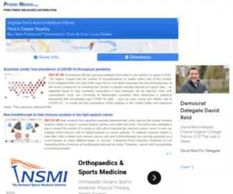 Press-News.org(News distribution) Screenshot