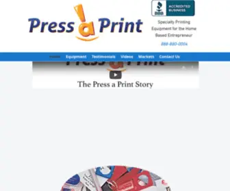 Pressaprint.com(Print International) Screenshot