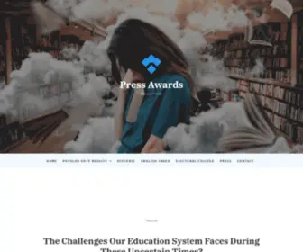 Pressaward.com(Pressaward) Screenshot