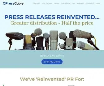 Presscable.com(Instant Publicity for Your Site) Screenshot