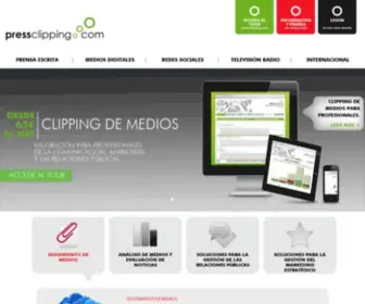 Pressclipping.com(Clipping de medios escritos) Screenshot