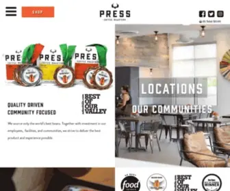 Presscoffee.com(Press Coffee) Screenshot