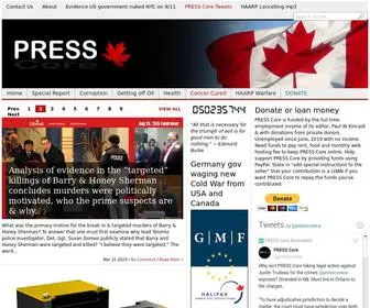 Presscore.ca(PRESS Core) Screenshot