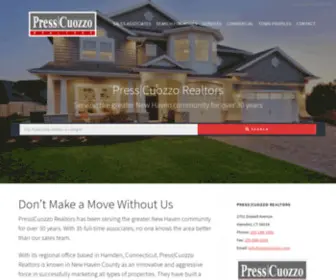 Presscuozzo.com(New Haven’s Leading Real Estate Team) Screenshot