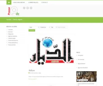 Presse-DZ.com(Le portail de la presse algérienne) Screenshot
