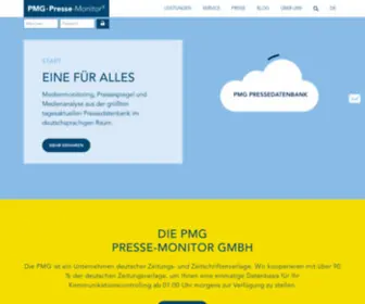 Presse-Monitor.de(PMG Presse) Screenshot
