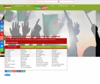 Pressealgerie.fr(Presse Algerie) Screenshot