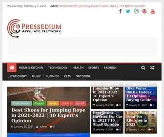 Pressedium.com(Pressedium Affiliate Network) Screenshot