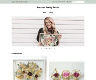 Pressedprettypetals.com(Pressed Pretty Petals) Screenshot