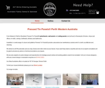 Pressedtinpanelsperth.com.au(Panels®) Screenshot