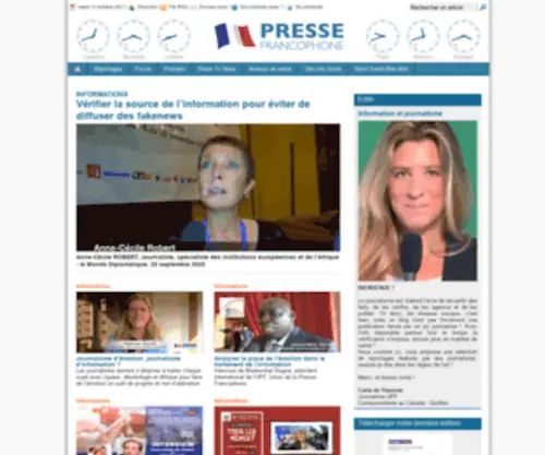 Pressefrancophone.fr(Presstvnews) Screenshot