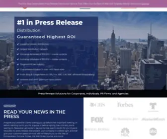 Pressegg.com(Professional Press Releases) Screenshot