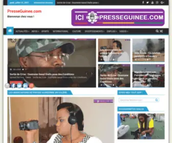 Presseguinee.com(Bienvenue chez vous) Screenshot