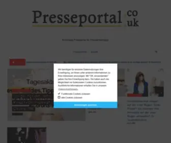 Presseportal.co.uk(Kostenloses) Screenshot