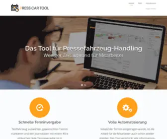 Pressetest.at(Press Car Tool für Pressefahrzeug) Screenshot