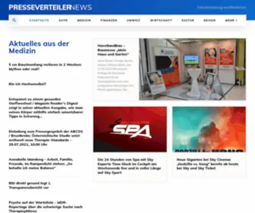 Presseverteiler-News.de(Presseportale) Screenshot